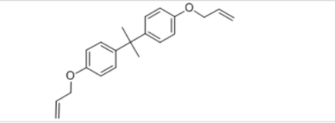 Bisphenol A bisallyl ether Structure