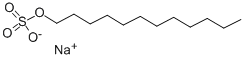 Sodium dodecyl sulfate Structure