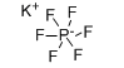 Potassium hexafluorophosphate Structure