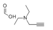 Diethylaminopropyne formate CAS 125678-52-6
