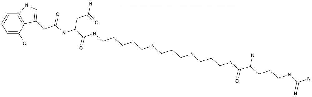 (2S)-N1-[(16S)-16,21-Diamino-21-imino-15-oxo-6,10,14,20-tetraazaheneicos-1-yl]-2-[[(4-hydroxy-1H-indol-3-yl)acetyl]amino]butanediamide в Казахстане