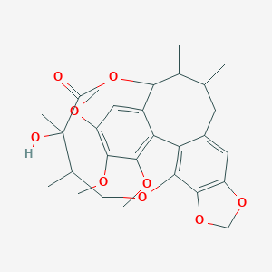 (5R,6S,7S,13aS,16R,17R)-5,6,7,8-Tetrahydro-17-hydroxy-1,2,3-trimethoxy-6,7,16,17-tetramethyl-5,13-(epoxybutanoxy)benzo[3,4]cycloocta[1,2-f][1,3]benzodioxol-18-one в Казахстане