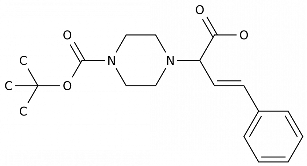 (3E)-2-(4-BOC-ПИПЕРАЗИНИЛ)-4-ФЕНИЛ-3-БУТЕНОВАЯ КИСЛОТА в Казахстане