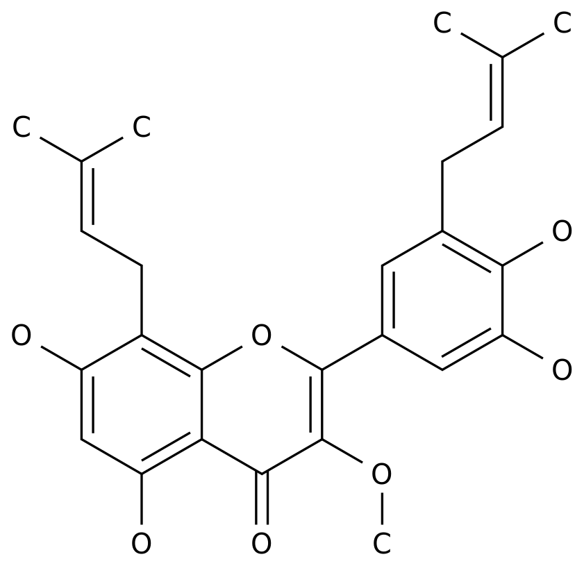 5,7,3',4'-Тетрагидрокси-3-Метокси-8,5'-дипренилфлавон в Казахстане