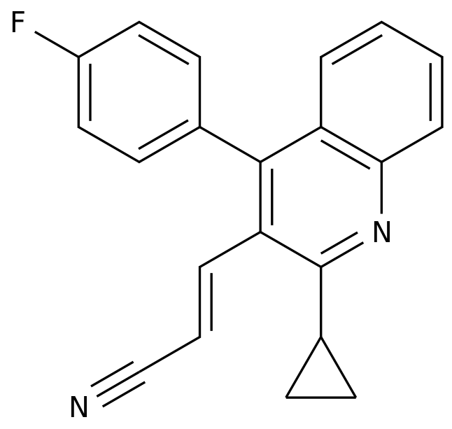 (2E)-3-[2-Циклопропил-4- (4-фторфенил)-3-хинолинил]-2-пропененитрил в Казахстане