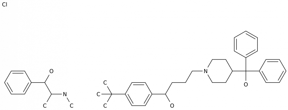 1-(4-tert-butylphenyl)-4-[4-[hydroxy(diphenyl)methyl]piperidin-1-yl]butan-1-ol,(1S,2S)-2-(methylamino)-1-phenylpropan-1-ol,hydrochloride в Казахстане
