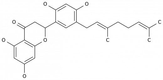 (2S)-2-[5-[(2E)-3,7-Dimethyl-2,6-octadien-1-yl]-2,4-dihydroxyphenyl]-2,3-dihydro-5,7-dihydroxy-4H-1-benzopyran-4-one в Казахстане