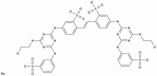 Бензолсульфоновая кислота, 2,2'-(1,2-ethenediyl)bis[5-[[4-[(2-hydroxyethyl)amino]-6-[(3-sulfophenyl)amino]-1,3,5-triazin-2-yl]amino]-, натриевая соль (1:4) в Казахстане